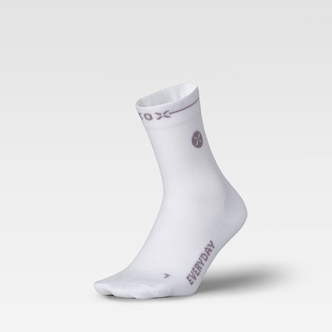 Cotton Everyday Ankle Socks Men | White / Grey