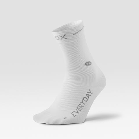 Cotton Everyday Ankle Socks Men | White / Grey
