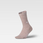 Beige Melange / White