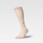 Cotton Everyday Socks Women | Sand Melange / Pink