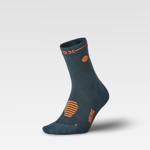 Dryarn® Hiking Ankle Socks Men | Petrol / Orange
