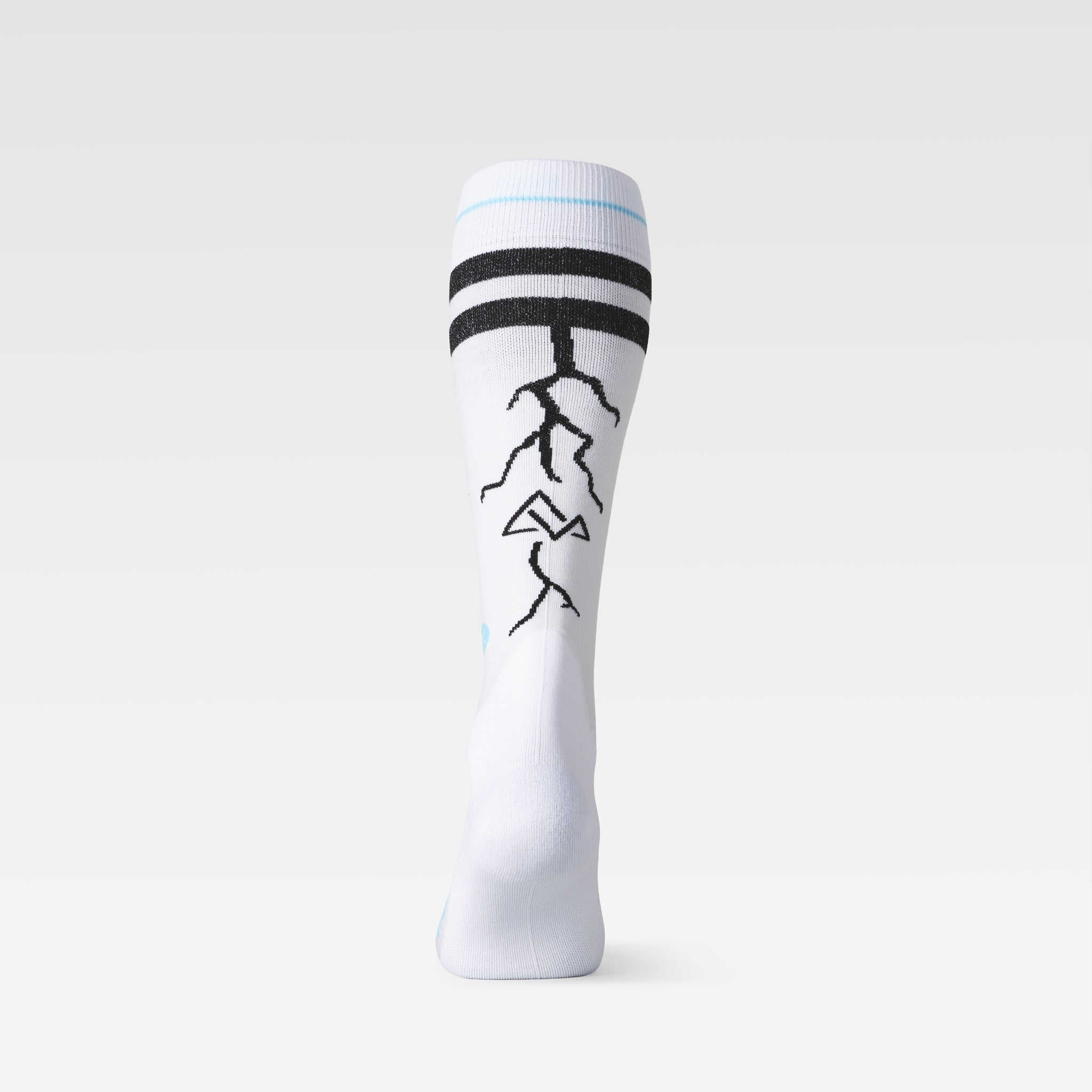 Merino Snow Socks Men – Leon Vockensperger Edition | White / Black / T