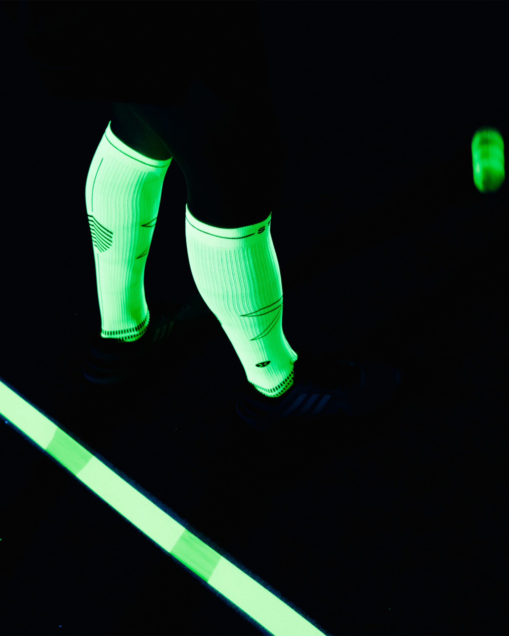 Glow in the dark socks.