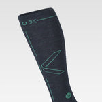 Merino Hiking Socks Men | Teal / Light Green