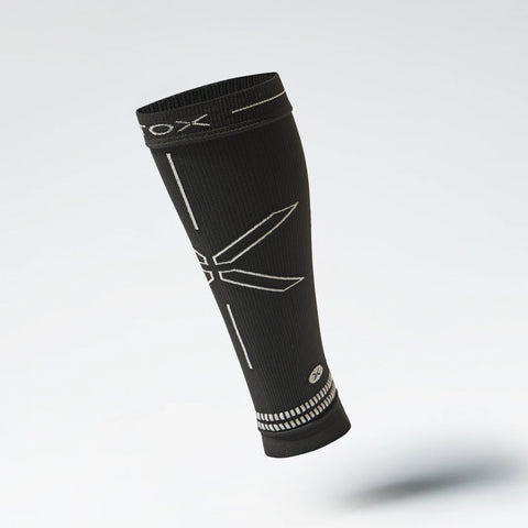 Calf Sleeves Women | Black / Light Grey