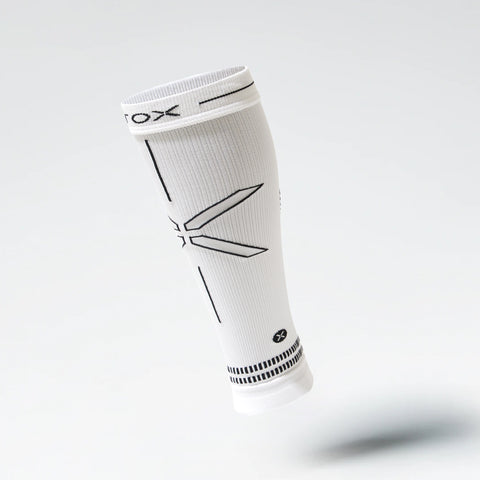 Calf Sleeves Men | White / Black