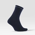Cotton Everyday Ankle Socks Men 2-Pack | Navy / White