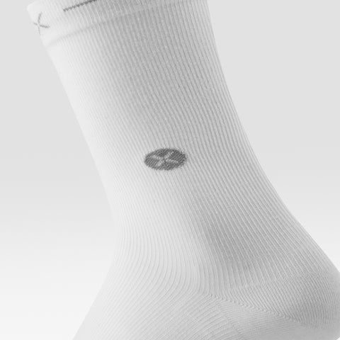 Cotton Everyday Ankle Socks Women 2-Pack | White / Grey