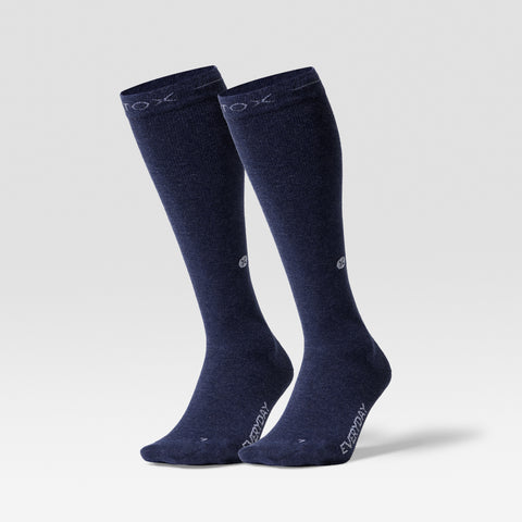 Cotton Everyday Socks Men 2-Pack | Blue / White