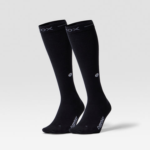 Cotton Everyday Socks Women 2-Pack | Black / White