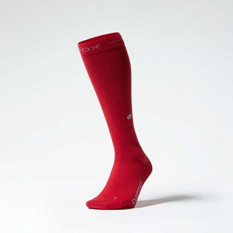 Cotton Everyday Socks Women | Red / Light Grey