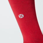 Cotton Everyday Socks Women | Red / Light Grey