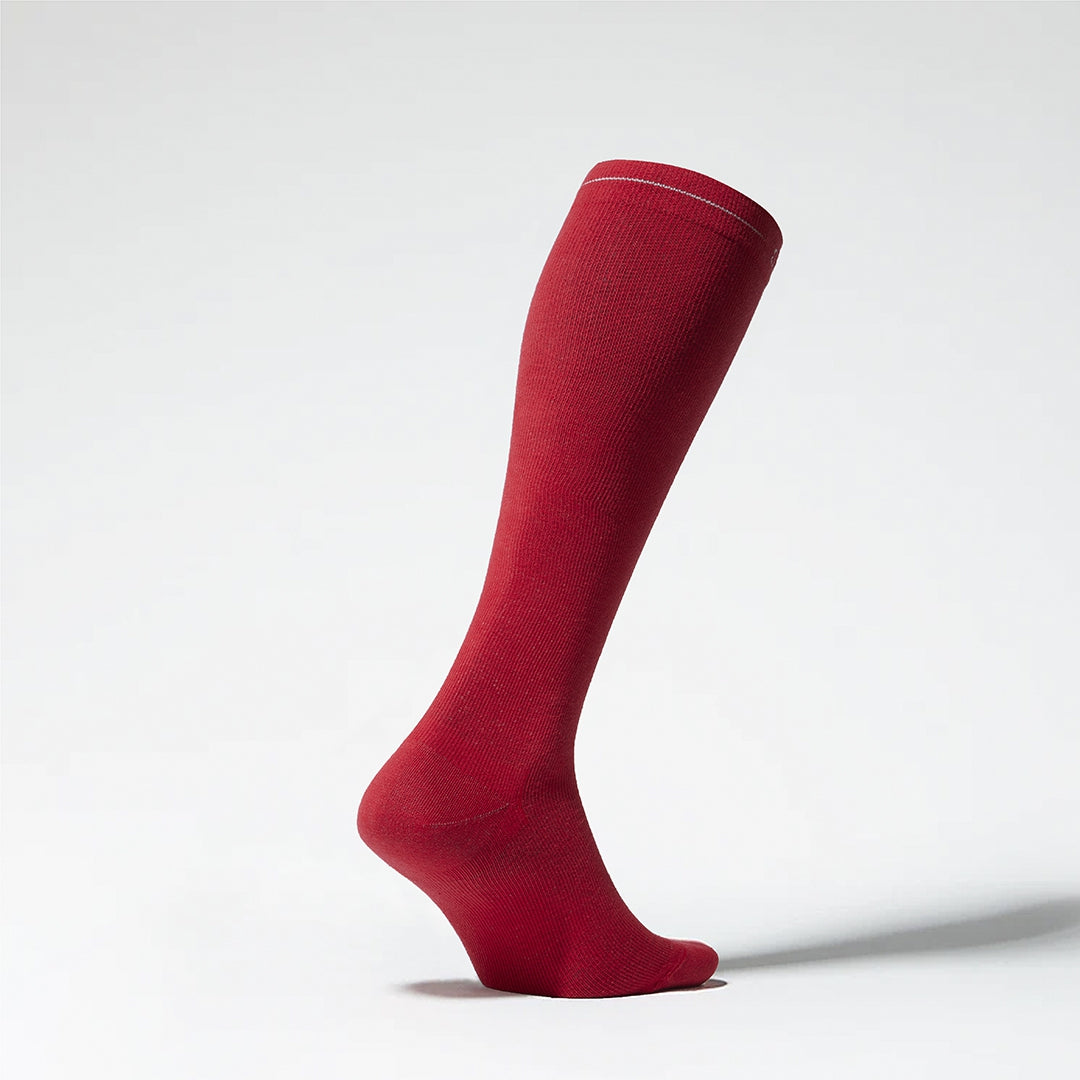 Cotton Everyday Socks Women | Red / Light Grey