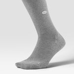 Cotton Everyday Socks Women | Mid Grey / White