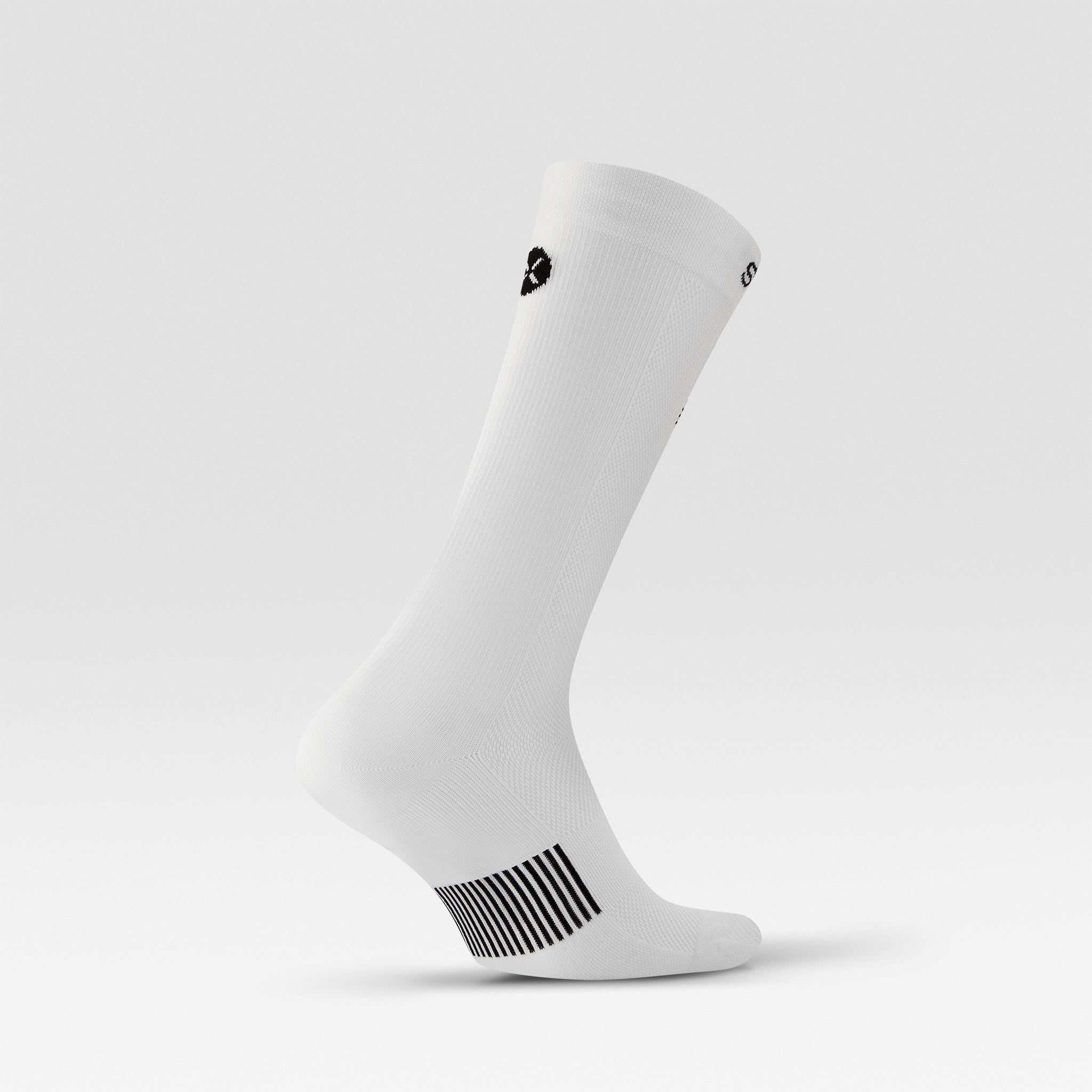 white nike mid calf socks
