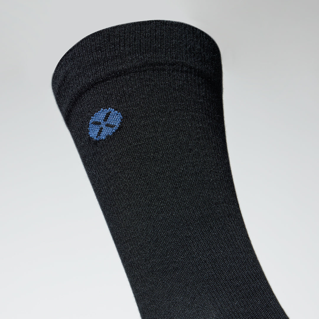 Mid calf black on sale socks