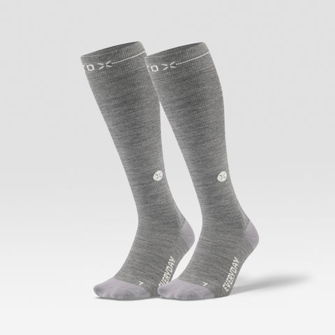 Merino Everyday Socks Women 2-Pack | Silver Grey / White