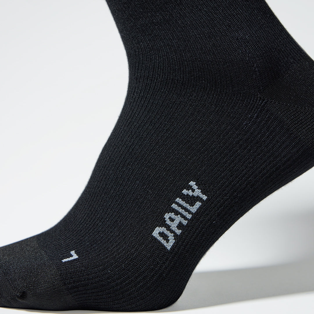 Merino Everyday Socks Men | Black / Grey