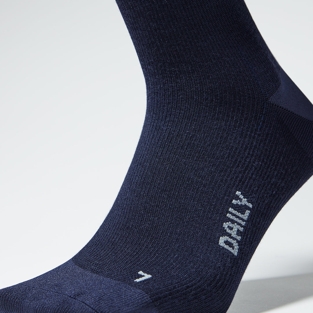 Merino Everyday Socks Men | Dark Blue / Grey