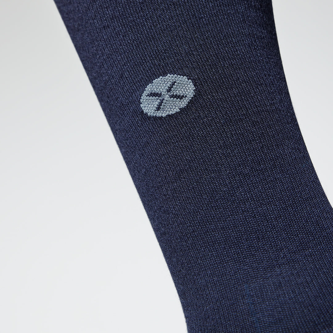 Merino Everyday Socks Men | Dark Blue / Grey