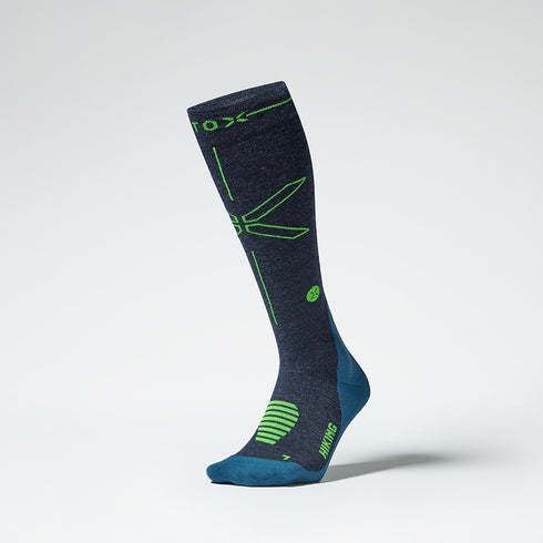 Merino Hiking Socks Men | Dark Blue / Green