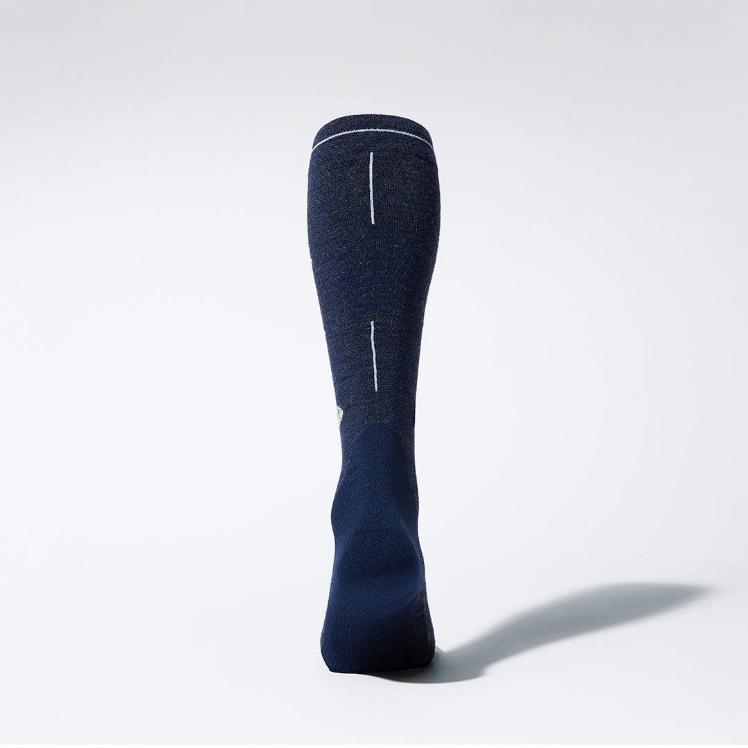 Merino Hiking Socks Women | Blue / Light Grey