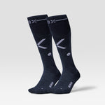 Merino Skiing Socks Women 2-Pack | Navy / White