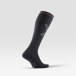 Recovery Socks Women | Charcoal / Red Fluo