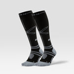 Running Socks Men 2-Pack | Black / Grey