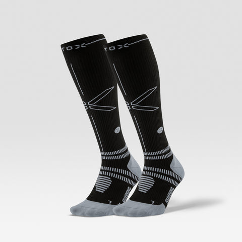 Running Socks Men 2-Pack | Black / Grey