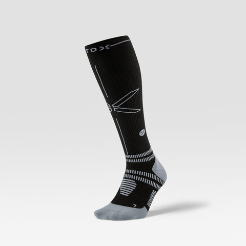 Running Socks Men | Black / Grey