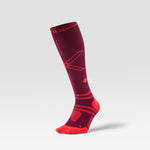 Running Socks Women | Bordeaux / Orange