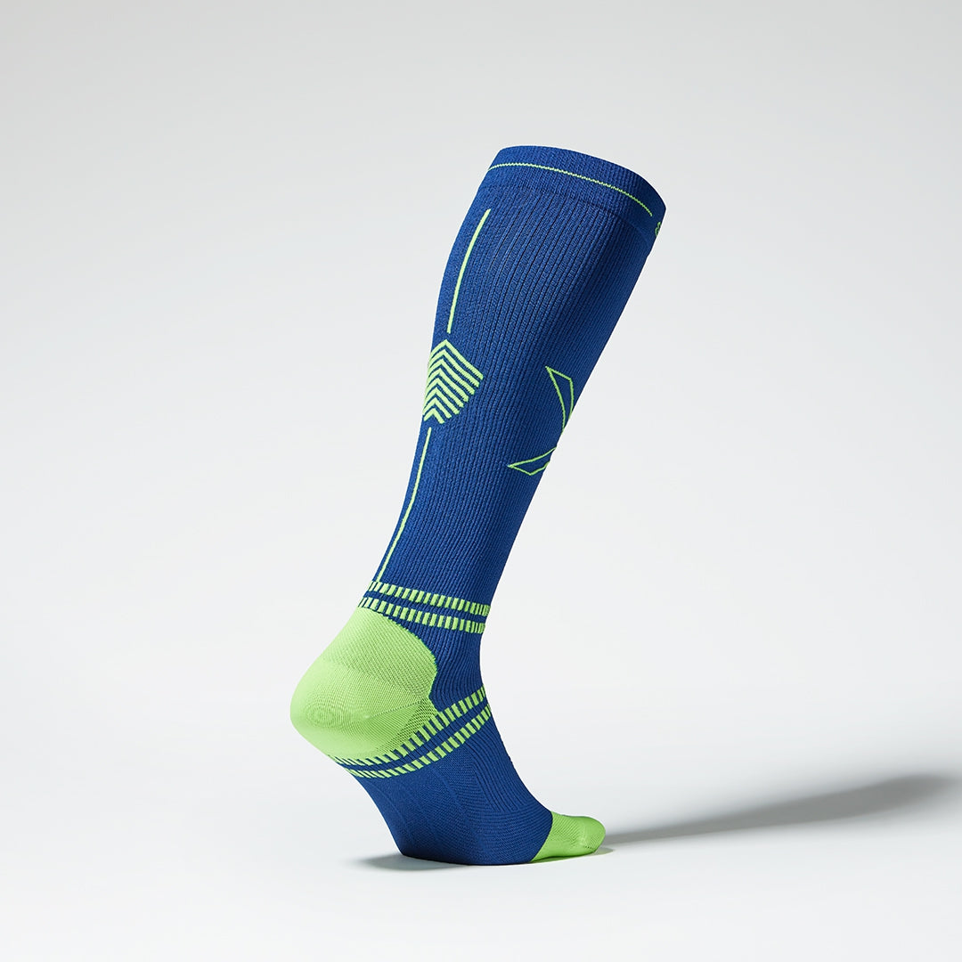 Running Socks Men | Dark Blue / Yellow