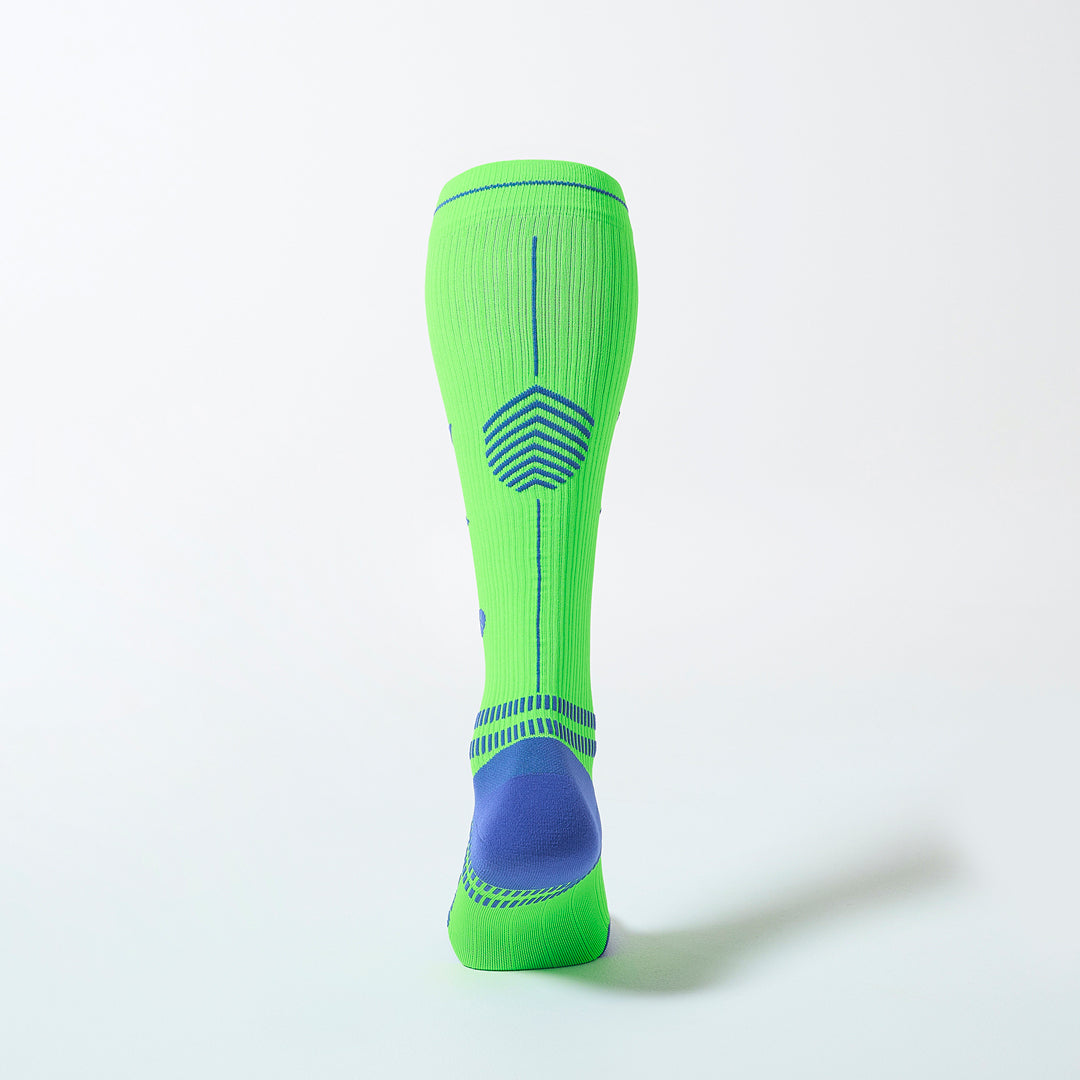 Sports Socks Men | Green Fluo / Blue
