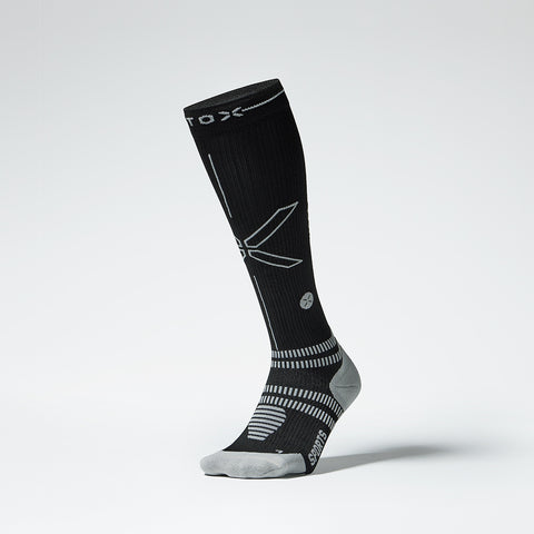 Sports Socks Women 2024 | Black / Light Grey