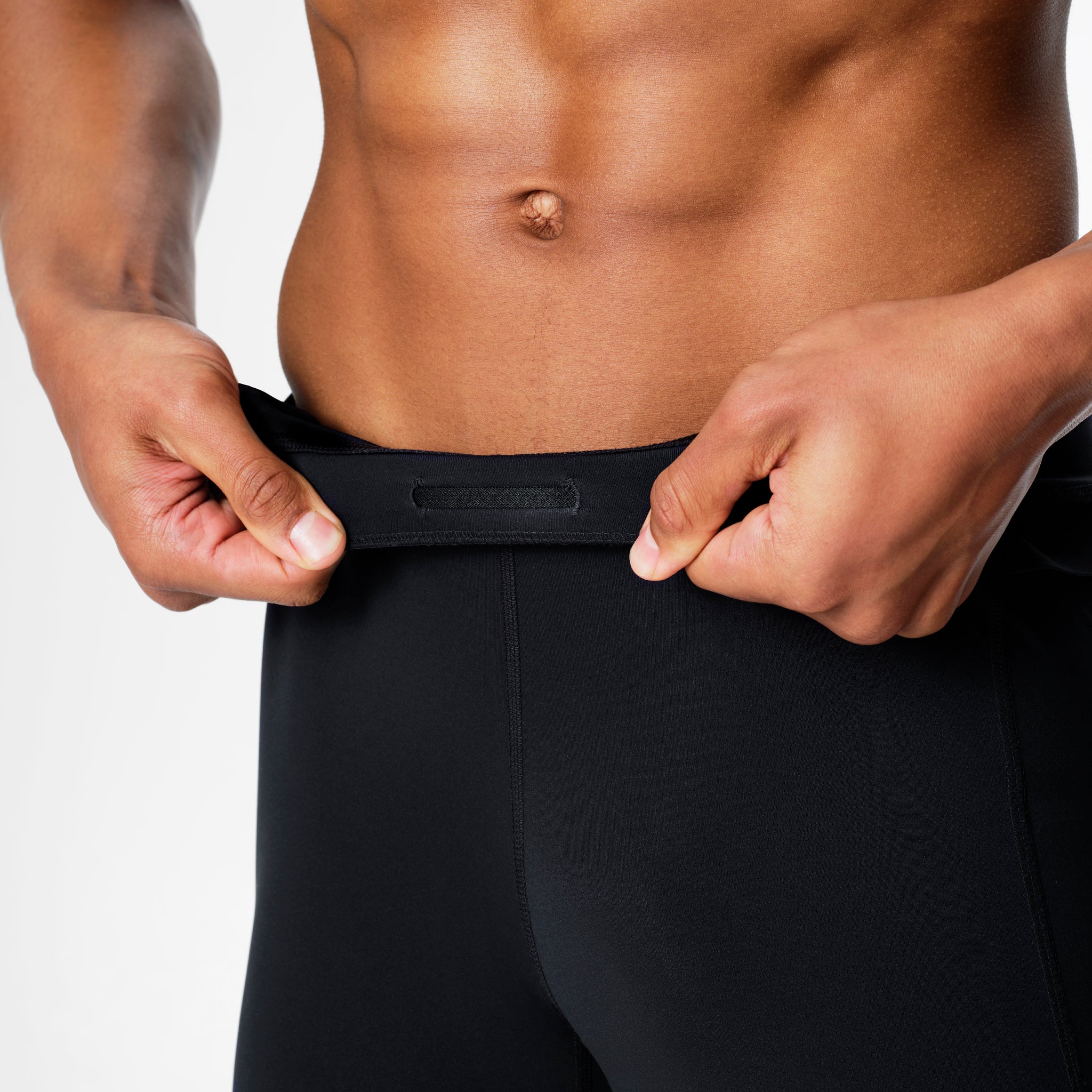 Running Shorts Men | Black / Light Grey