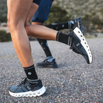 Running Ankle Socks Women | Black / Light Grey