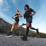 Running Socks Men | White / Grey