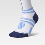Running Socks Men | White / LightBlue