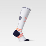 Running Socks Men | White / Orange Fluo