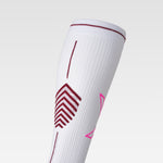 Running Socks Women | White / Bordeaux
