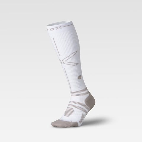 Running Socks Women | White / Grey