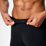 Running Tights Men | Black / Light Grey