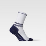 Sports Ankle Socks Men | White / Navy / Green
