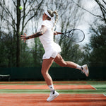 Sports Ankle Socks Women | White / Blue / Red