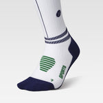 Sports Socks Men | White / Navy / Green
