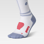 Sports Socks Women | White / Blue / Red