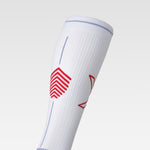 Sports Socks Women | White / Blue / Red