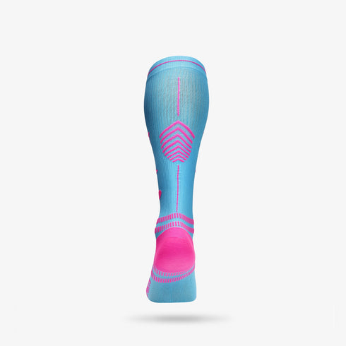 Sports Socks Women | Turquoise / Fuchsia