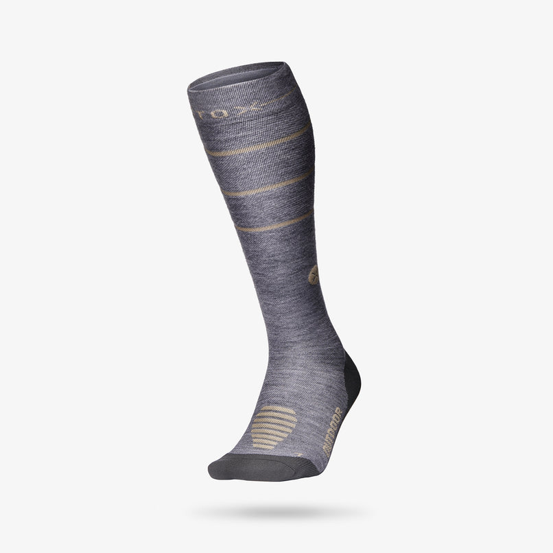 Merino Hiking Socks Women | Grey / Beige